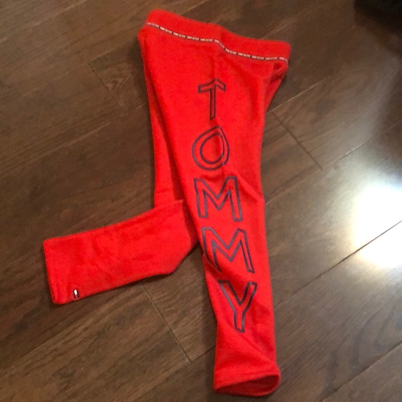 Tommy Hilfiger cotton/poly pull-on pants w logo - Picture 4 of 6